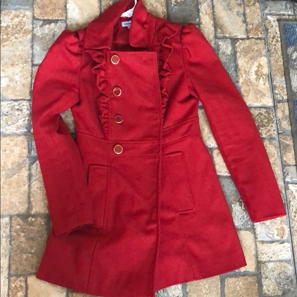 Red fancy elegant jacket size small - Picture 1 of 4